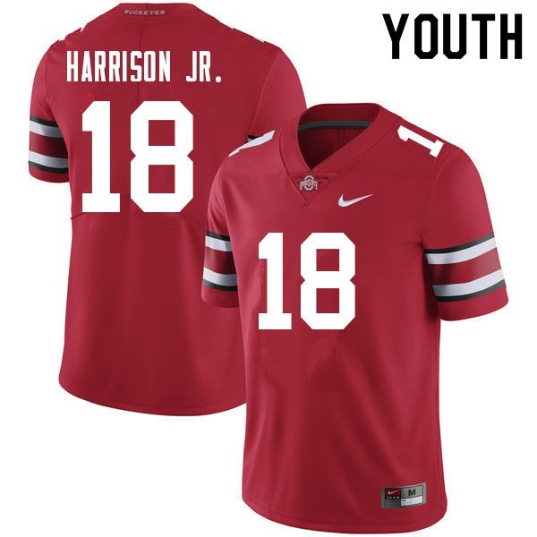 Ohio State Buckeyes #18 Marvin Harrison Jr. Youth University Jersey Red